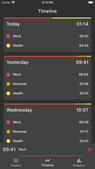 Timesheet - work time tracker screenshot 3