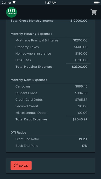 DTI Ratio Calculator screenshot-4