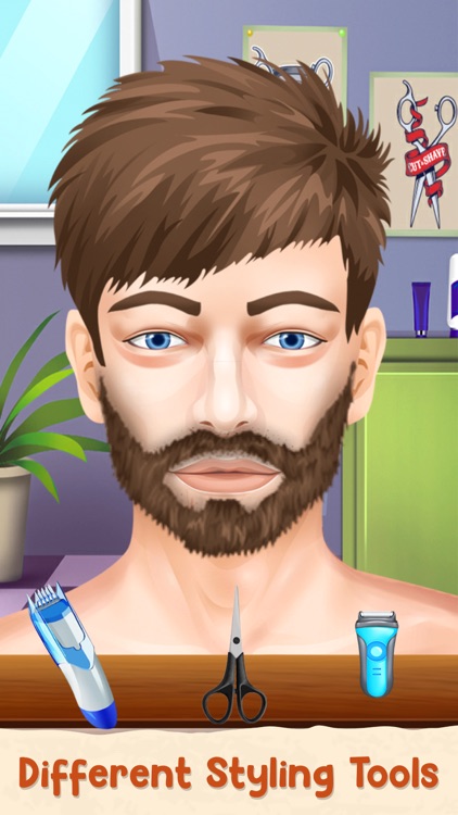 Beard Salon Hair Cutting Game screenshot-3