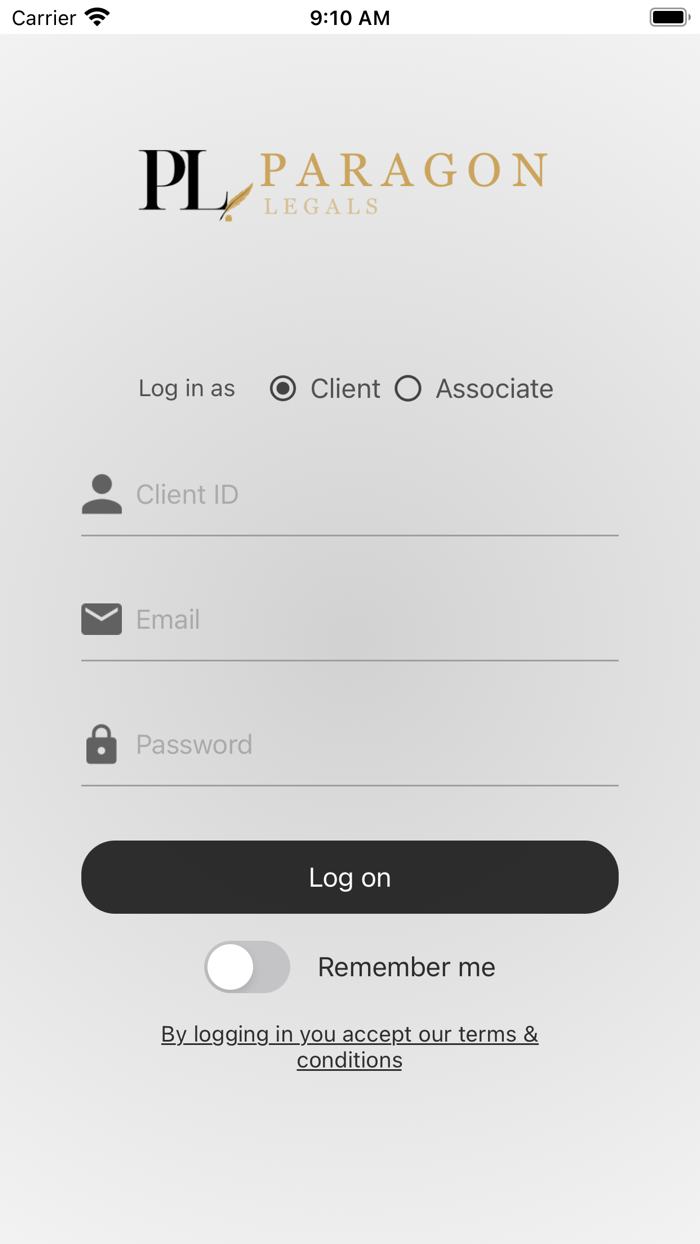 Paragon Legals Portal