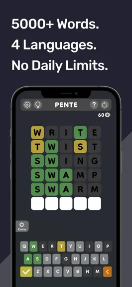 Game screenshot Pente: Daily Word Game apk