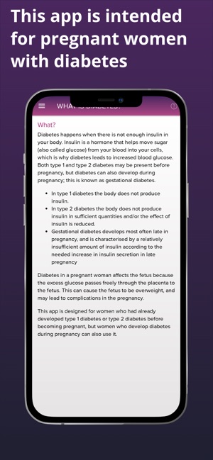 gestational diabetes app for iphone