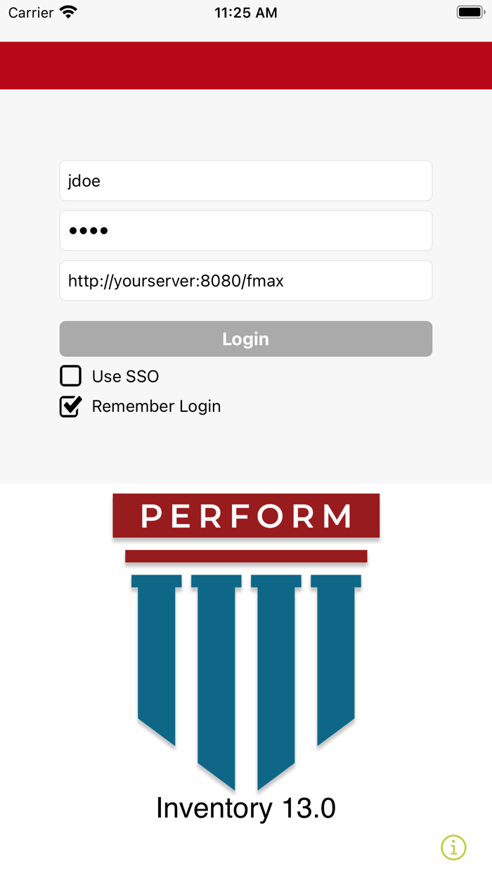 Perform 13.0 Inventory