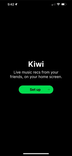 Imágen 1 Kiwi - live music recs widget iphone