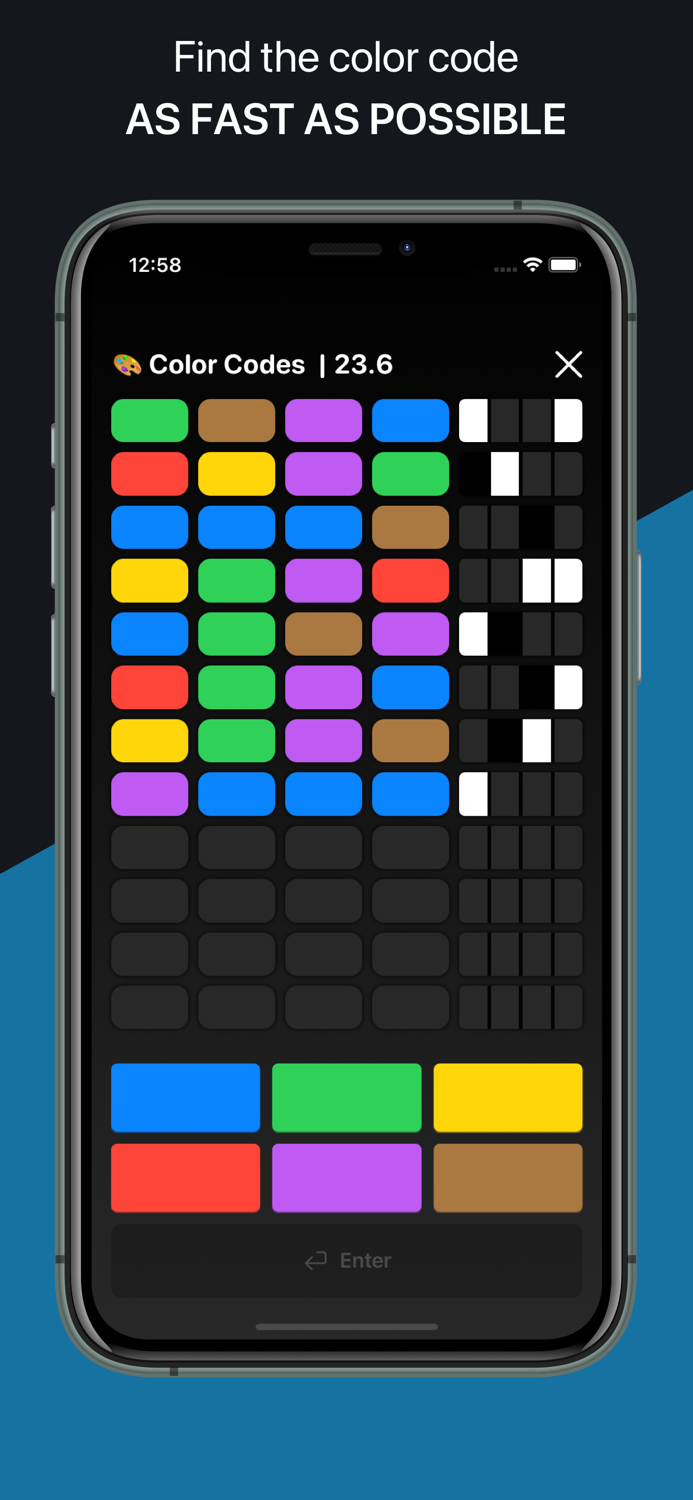 Color Codes Mastermind Game