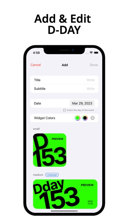 D-DAY (DayCount Widget) screenshot-3