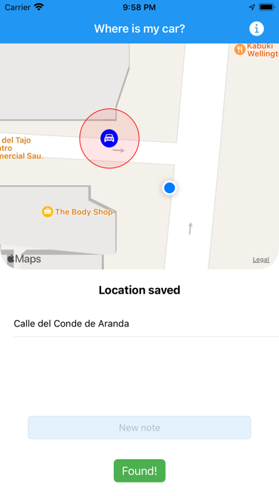 Where is my car? Save location screenshot 4