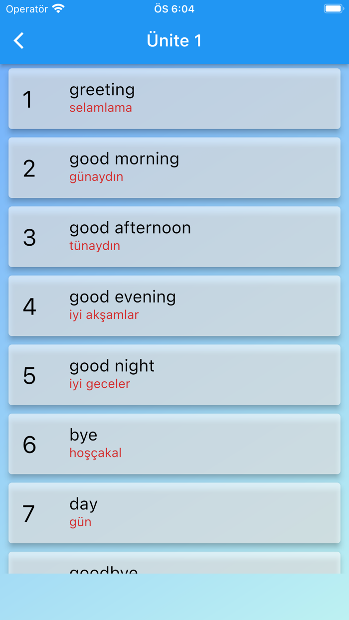 3 Sınıf İngilizce