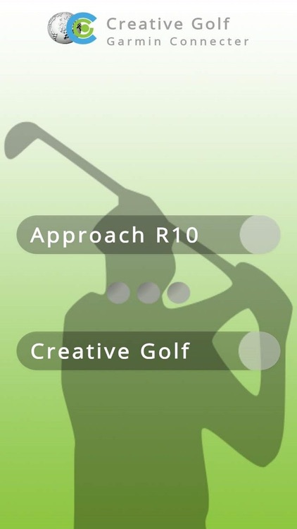 Creative Golf Garmin Connecter