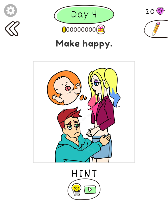 Draw Happy Queen - Smile Game screenshot 2