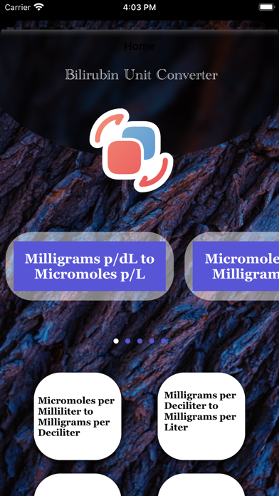 Screenshot #1 pour Bilirubin Unit Converter
