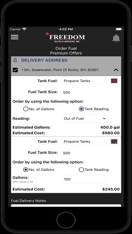 Freedom Oilfield Services Inc.