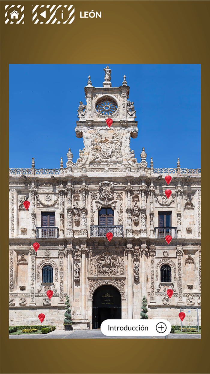 Fachada de San Marcos de León