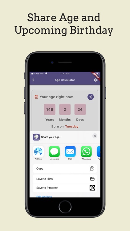 Age Calculator - Know Your Age screenshot-4