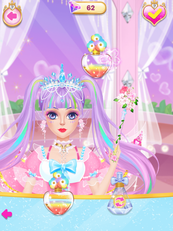 Princess unicorn dress up game