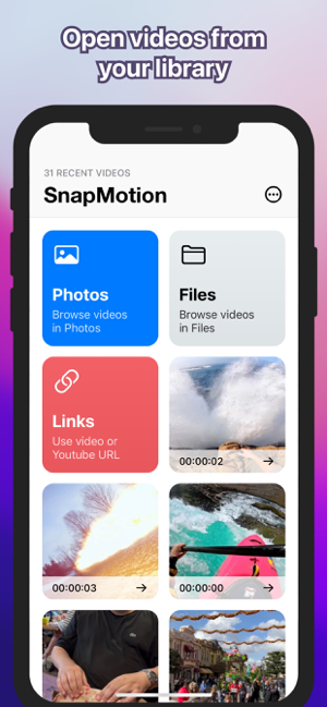 ‎SnapMotion Unlimited Screenshot