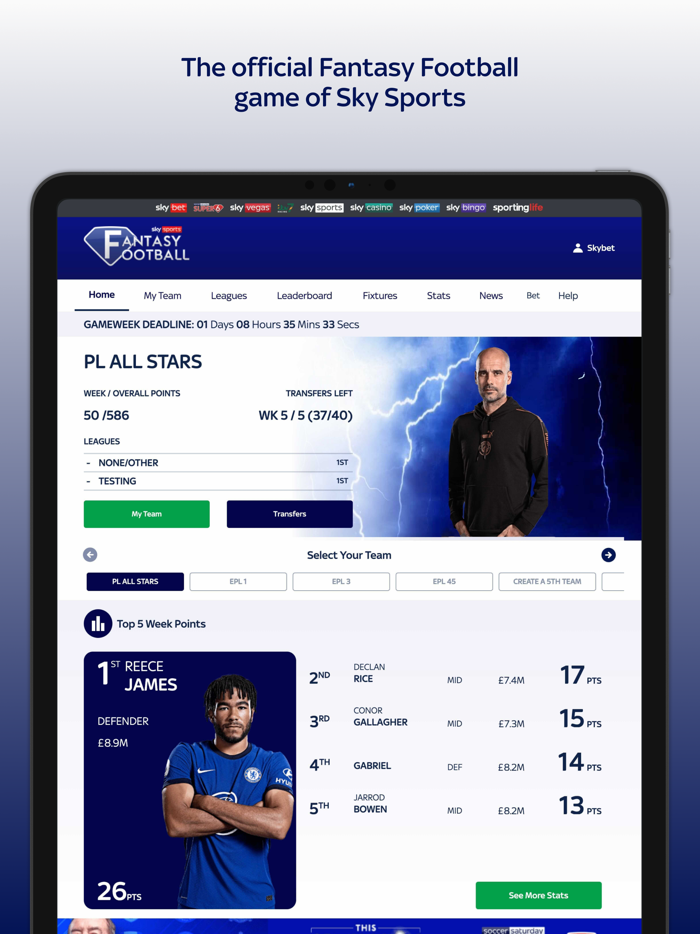 Sky Sports Fantasy Football
