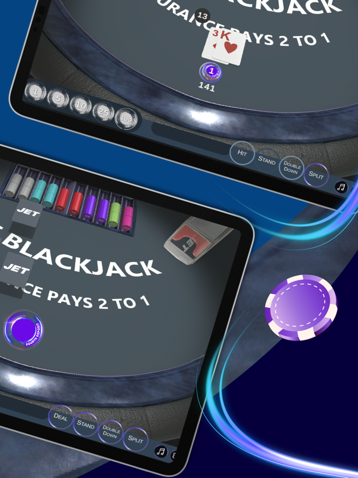 JET Blackjack - card games