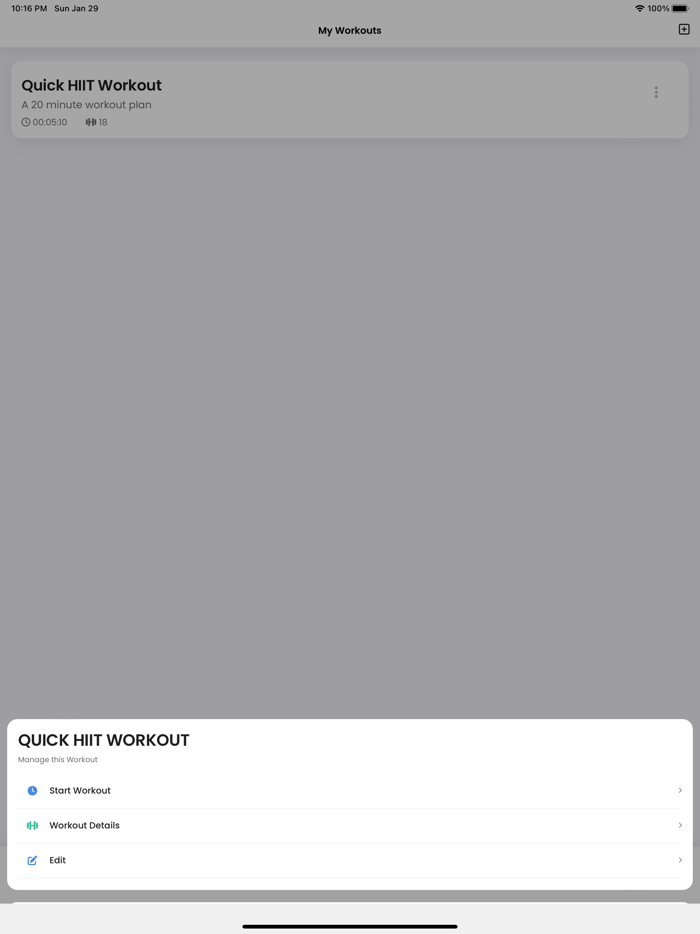 Getcha Exercise Timer