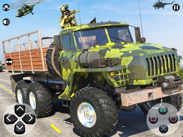 Army Truck Drive Offroad Game