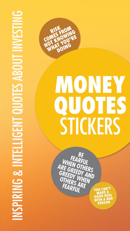 Money Quotes Stickers