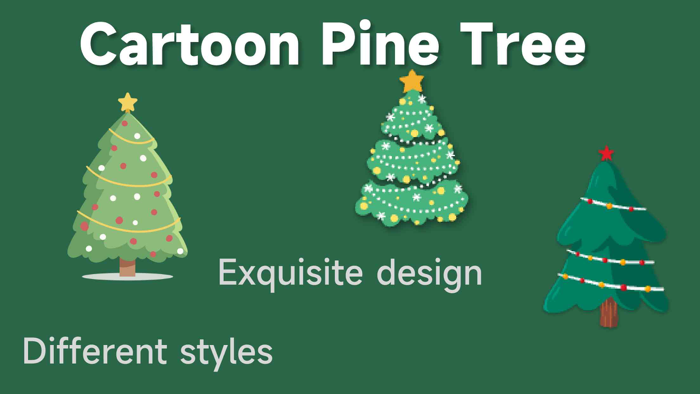 Cartoon Pine Tree