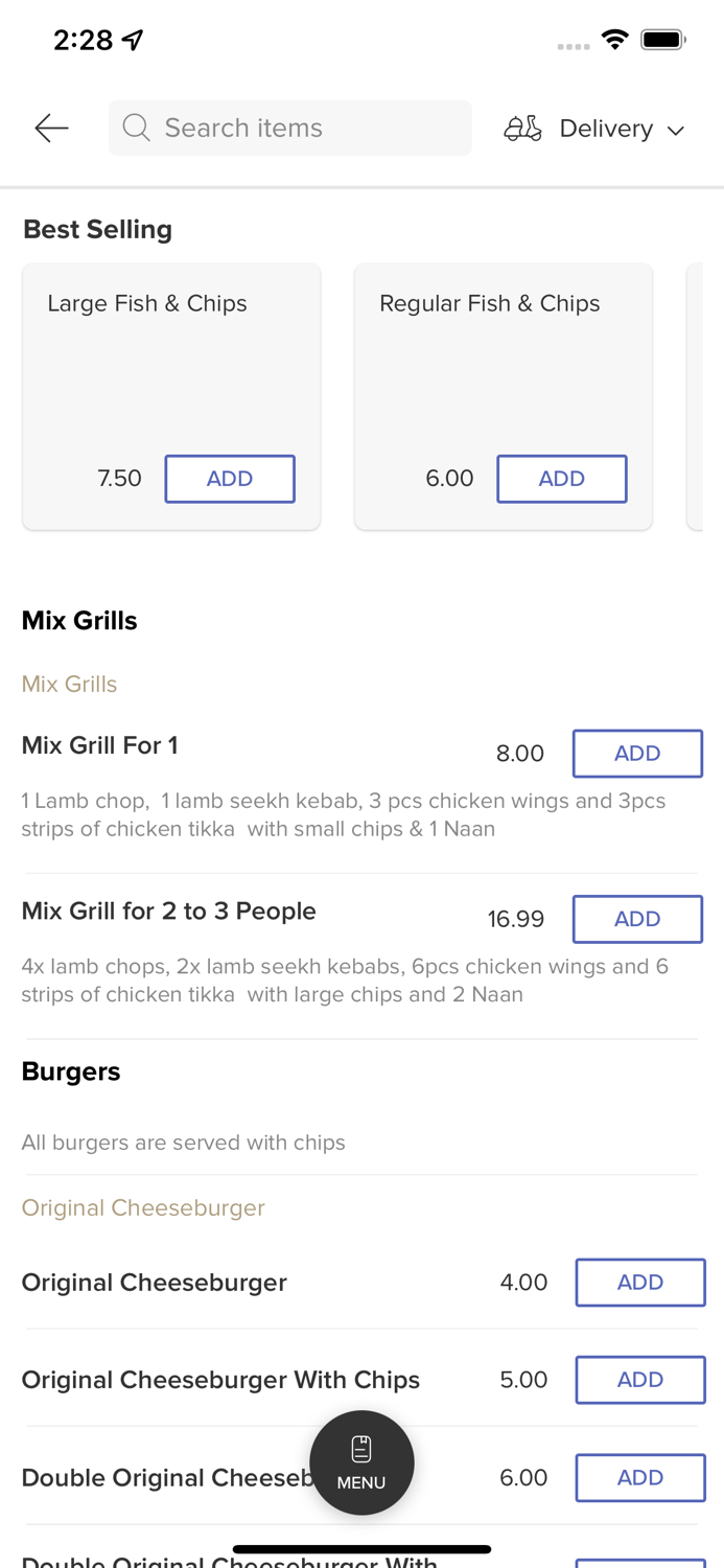 Westgate Fish and Grill.