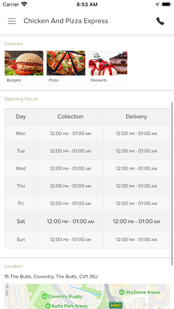 Chicken And Pizza Express