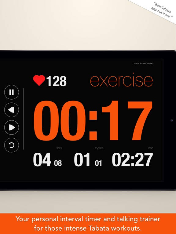 Tabata Timer and HIIT Timer App voor iPhone, iPad en iPod touch