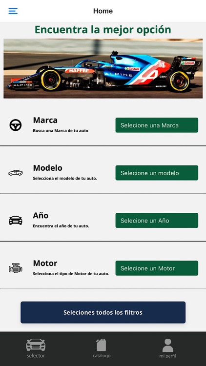 Selector Castrol MX