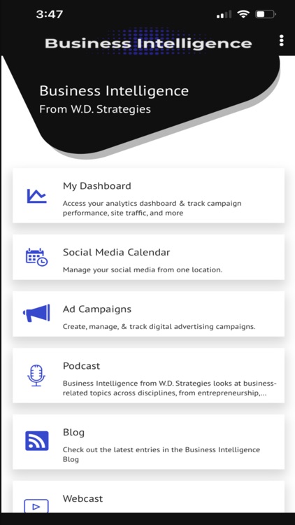 Business Intelligence App