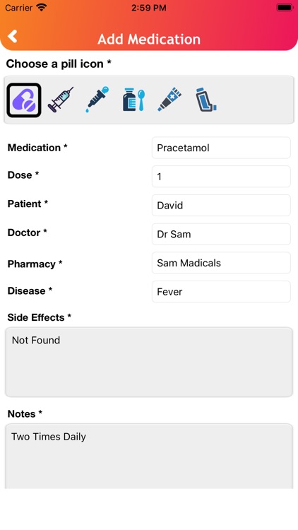 Medicine Reminder Notification screenshot-3