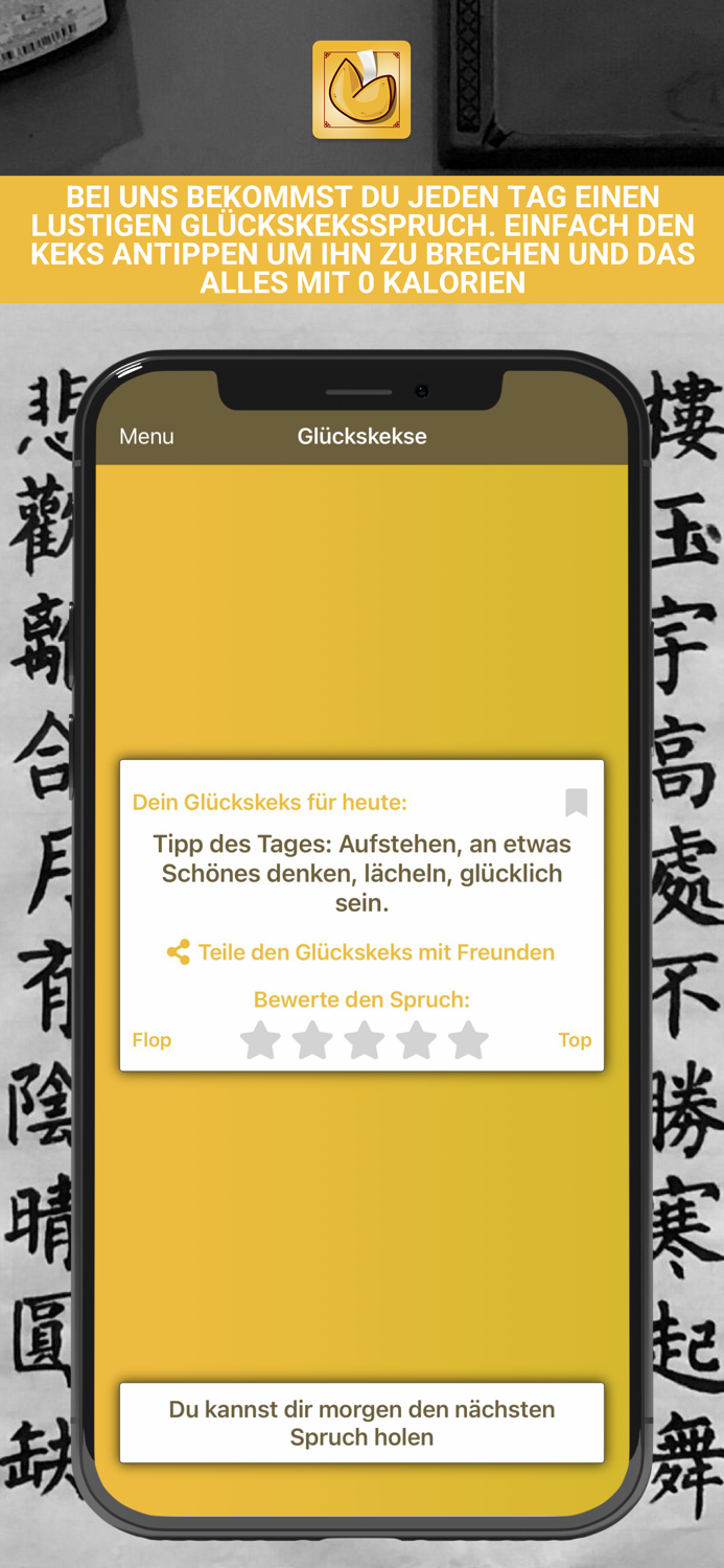 Glückskekse - brich ihn