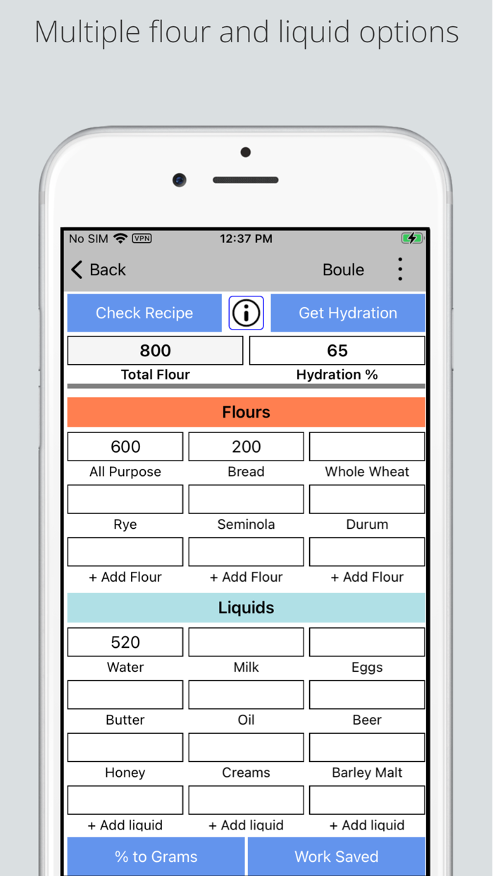 Bread Maker  Calculator