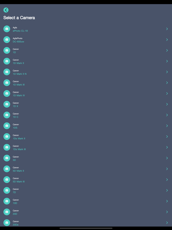 Cam Exposure Calculator