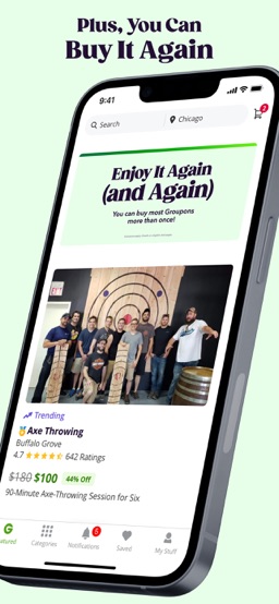Groupon app screenshot