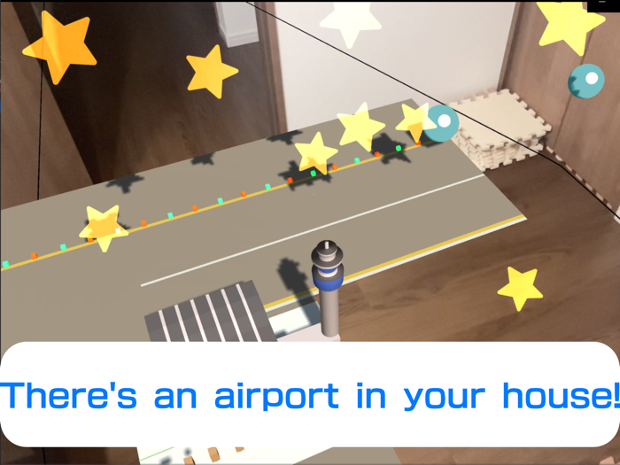 Airplane AR game for ages 2