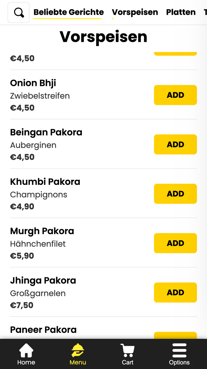 Restaurant Haweli Rüdersdorf