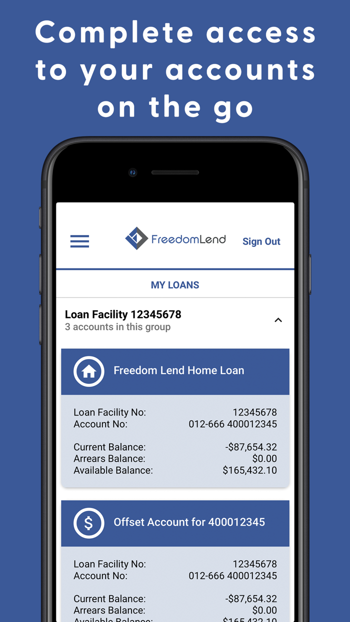 Freedom Lend Mobile Access