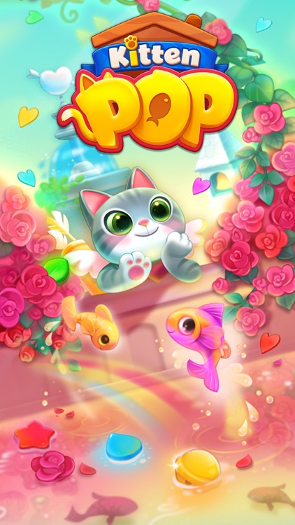 Kitten Pop: cat fish puzzle screenshot-4