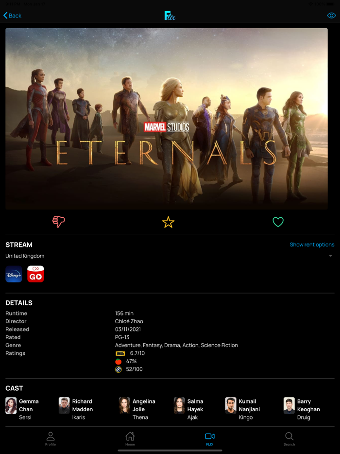 FLIX - Movies and TV