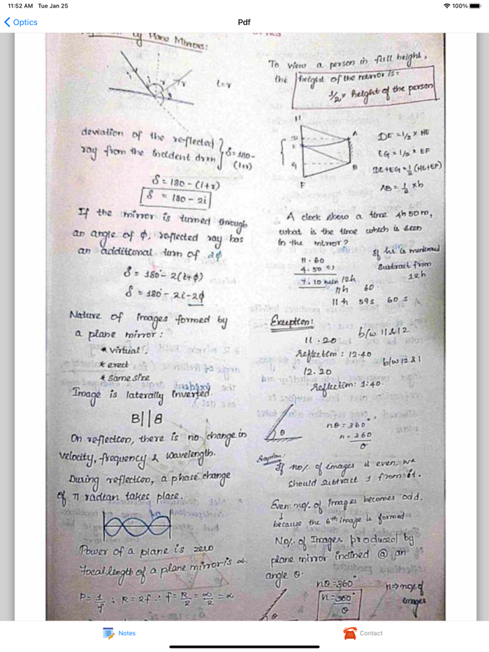 JEE Physics Notes