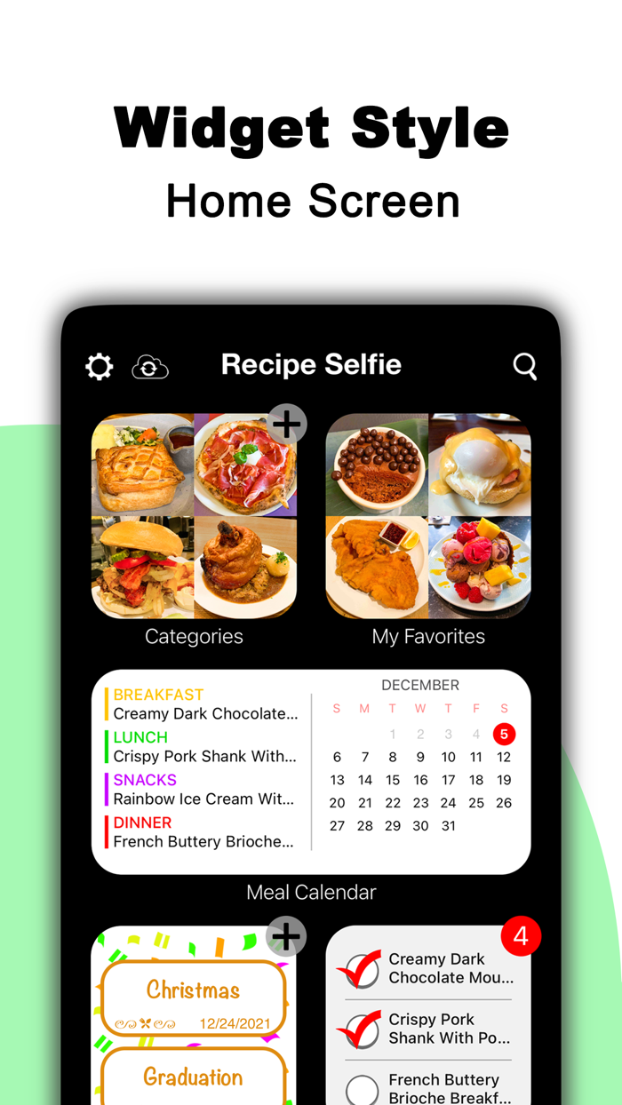 Recipe Selfie Cooking App