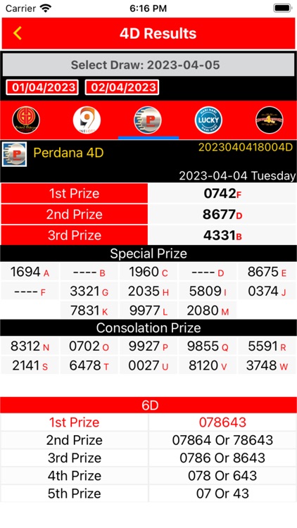 Lotto 4D Results Live 4D Today screenshot-7