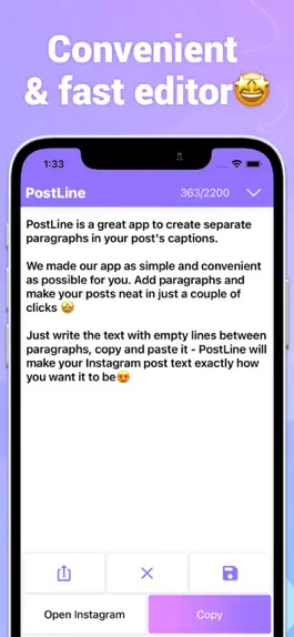 Game screenshot PostLine: Easy Paragraphs apk