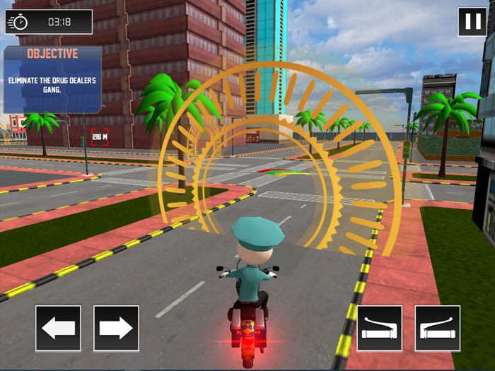 Stickman Police Shooting Game