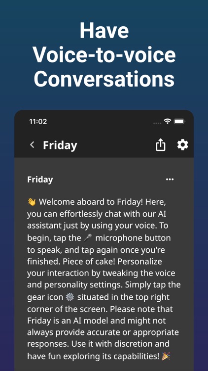 Friday: AI Voice Assistant