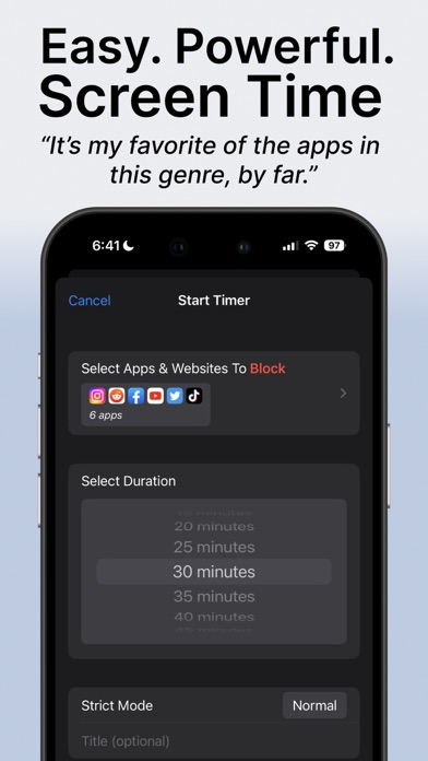 Refocus - Screen Time Blocker screenshot 4