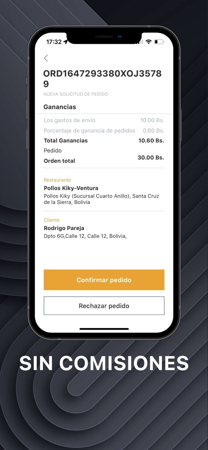 Zass – para Repartidores