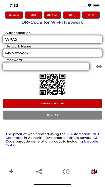 QR-Code Contact Info Generator screenshot-3